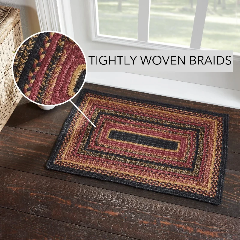Queen - size bed skirts with ruffled edgesHeritage Farms Jute Rug Rect w/ Pad 20x30