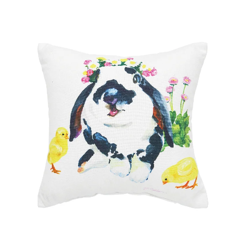 Back Support Pillows for Office ChairsBunny & Ducks Mini Pillow