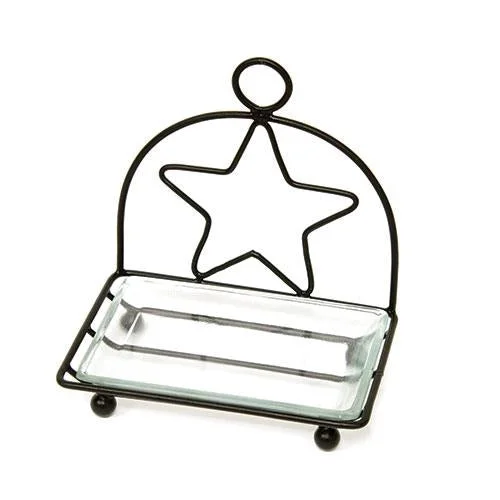 Bed skirts in pastel shades for a delicate lookBlack Star Soap Dish