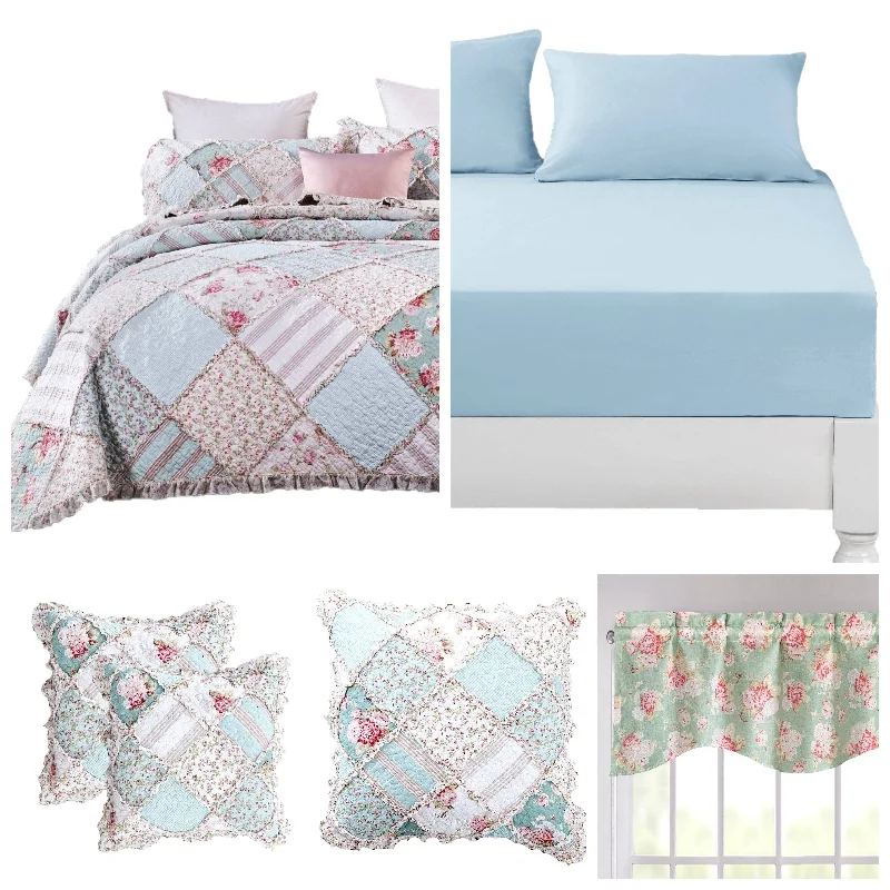 minimalist japanese style bedspreads with simple and clean linesDaDalogy Bedding Bed in a Bag Bundle Set - Hint of Mint Cottage Floral Pastel Patchwork Bedspread Set (JHW3036) minimalist japanese style bedspreads with simple and clean linesDaDalogy Bedding Bed in a Bag Bundle Set - Hint of Mint Cottage Floral Pastel Patchwork Bedspread Set (JHW3036)