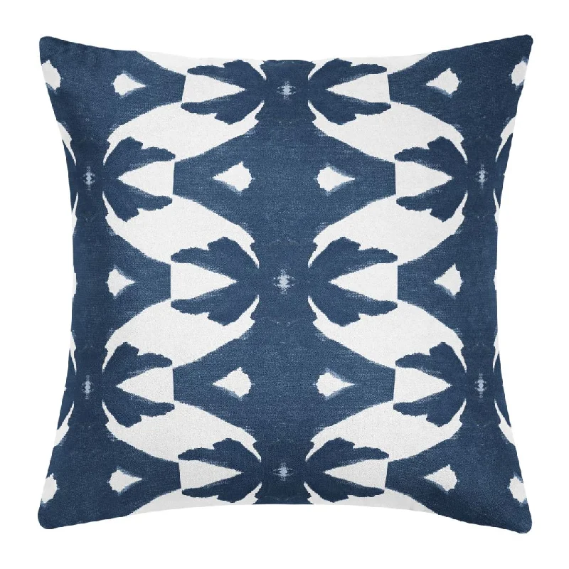 Polyester - filled duvets known for their durability and easy carePalm Navy 22x22 Pillow