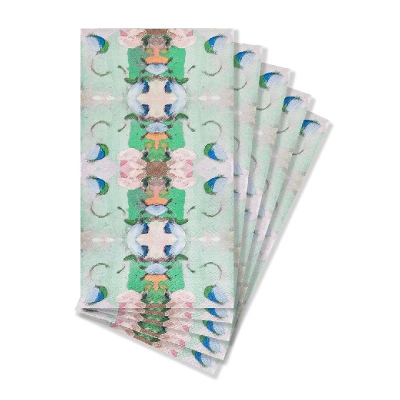 Queen - size duvets suitable for standard queen - sized mattressesMonet's Garden Green Guest Towels