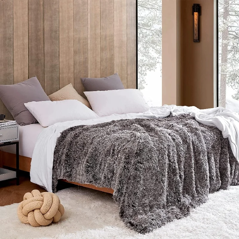 Goose down comforters known for their superior quality and insulationChommie Weighted Coma Inducer® Comforter - Are You Kidding - Frosted Chocolate