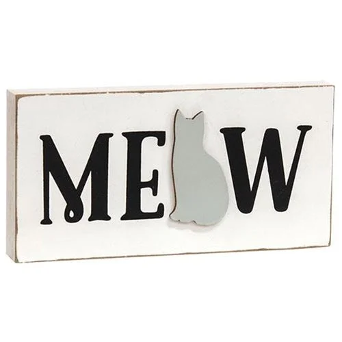 Bed skirts with a metallic thread for a touch of glamourMeow Wooden Block
