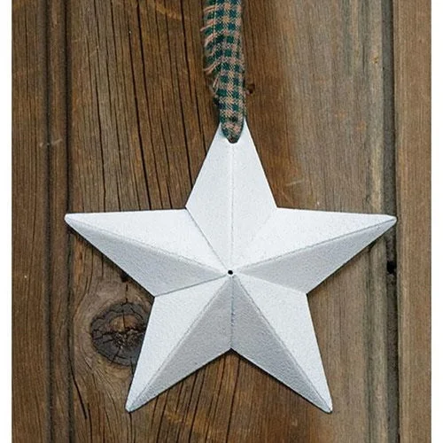 Polyester bed skirts for easy care and durabilityFarmhouse White Barn Star 3.75"