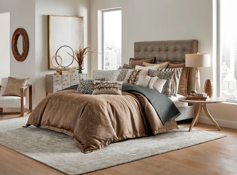 Duck down duvets for a more budget - friendly yet cozy optionMilan Bronze Green Duvet Duck down duvets for a more budget - friendly yet cozy optionMilan Bronze Green Duvet