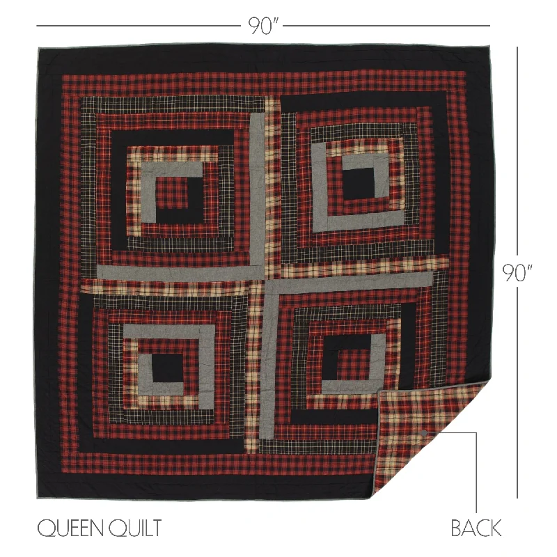 Bed skirts with a vintage - inspired patternCumberland Queen Quilt 90Wx90L