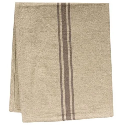 Bed skirts with a country - style patternGrain Sack Gray Stripe Short Runner