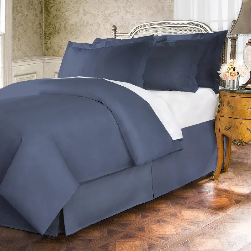 Bed skirts with a eco - friendly material400 Thread Count 100 Percent Cotton 15-inch Drop Bed Skirt