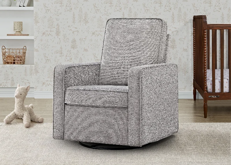 Queen - size mattresses for couples and standard bedroomsNoah Upholstered Swivel Glider