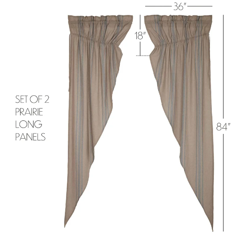 Cotton bed skirts for a soft and breathable lookGrain Sack Blue Prairie Long Panel Set of 2 84x36x18 Cotton bed skirts for a soft and breathable lookGrain Sack Blue Prairie Long Panel Set of 2 84x36x18