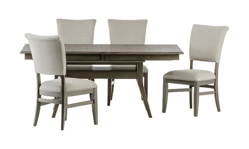 Polyester - foam mattresses for budget - friendly optionsCascade Dillon Trestle Dining Table and 4 Side Chairs