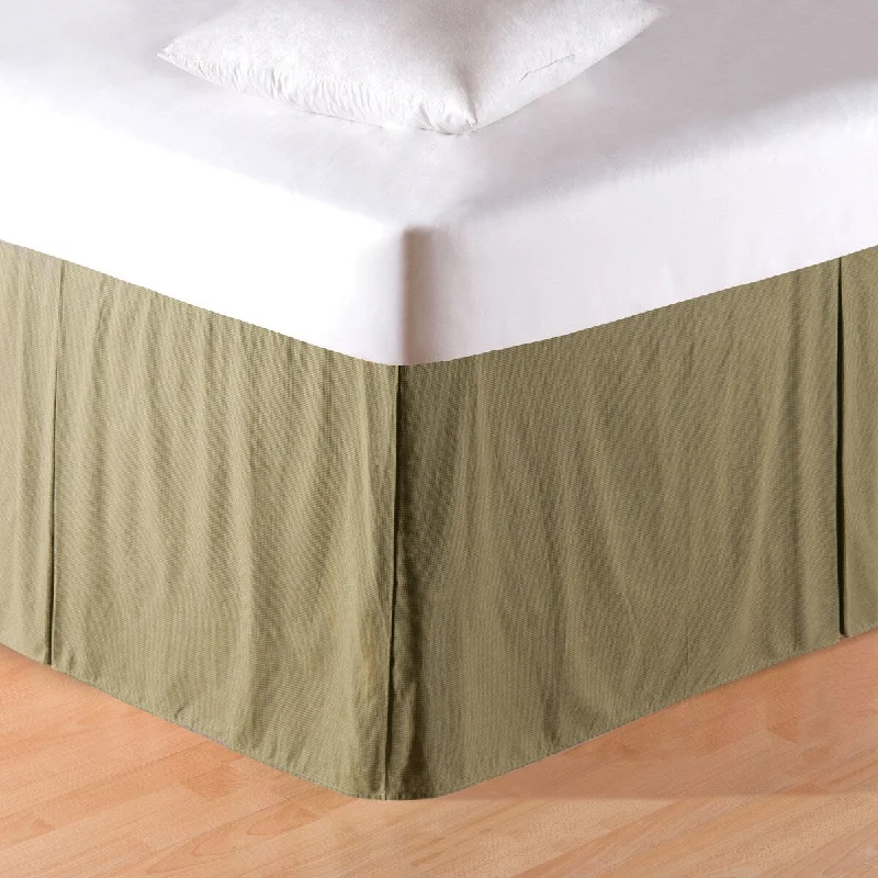 California king bed skirts for a larger bedMini Green Bed Skirt