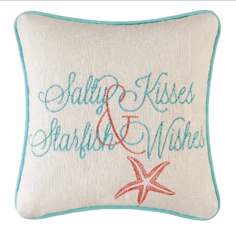 Lumbar Support Pillows for Car SeatsSalty Kisses Starfish Wish Mini Pillow