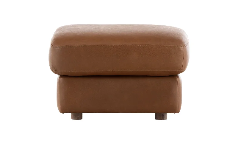 Memory foam mattresses for pressure relief and contouringTran Leather Ottoman