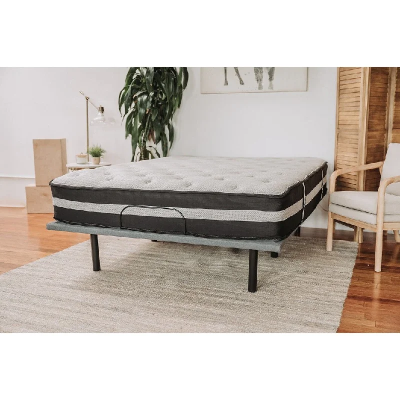 Bamboo - charcoal infused mattresses for odor absorption10 Inch Soft Innerspring and Quilted Foam Box Top Twin XL Mattress
