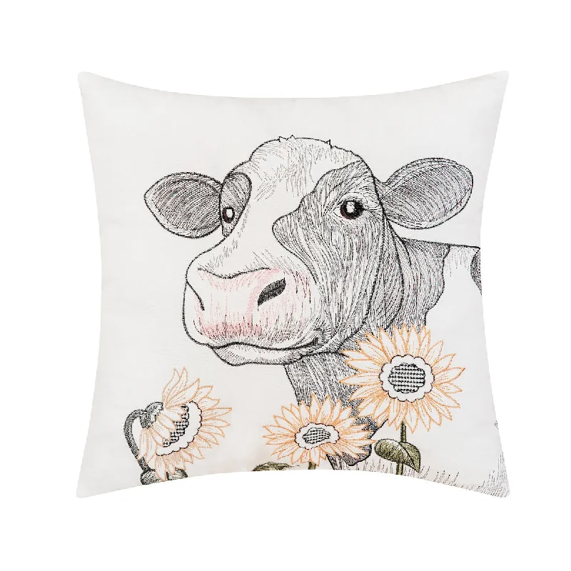 Orthopedic Pillows for Back Pain ReliefHappy Sunflower Cow Pillow
