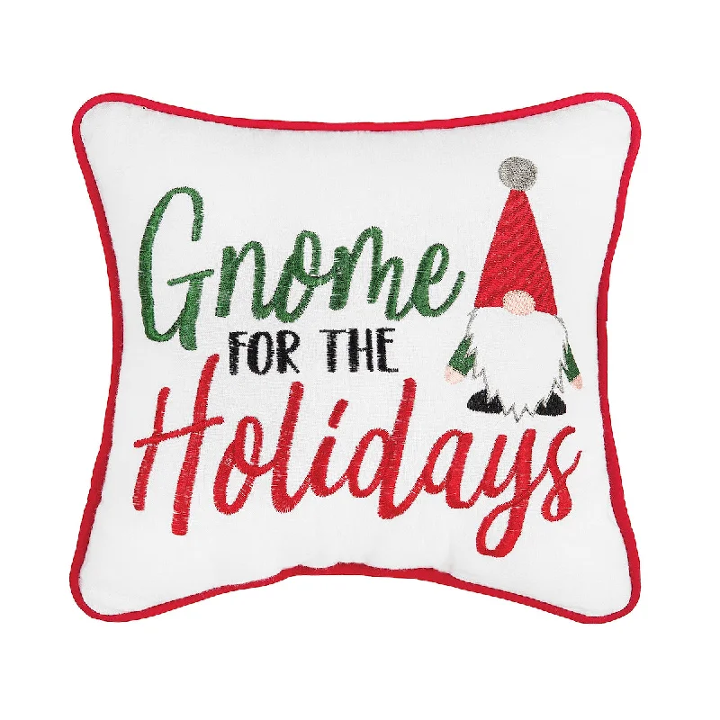 Travel Pillows for Long JourneysGnome For The Holidays Mini Pillow