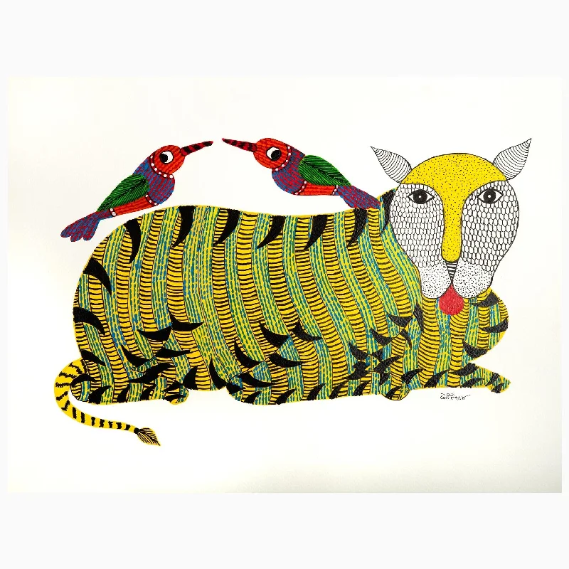 Velvet Pillows for a Touch of EleganceTiger Tiger In Yellow