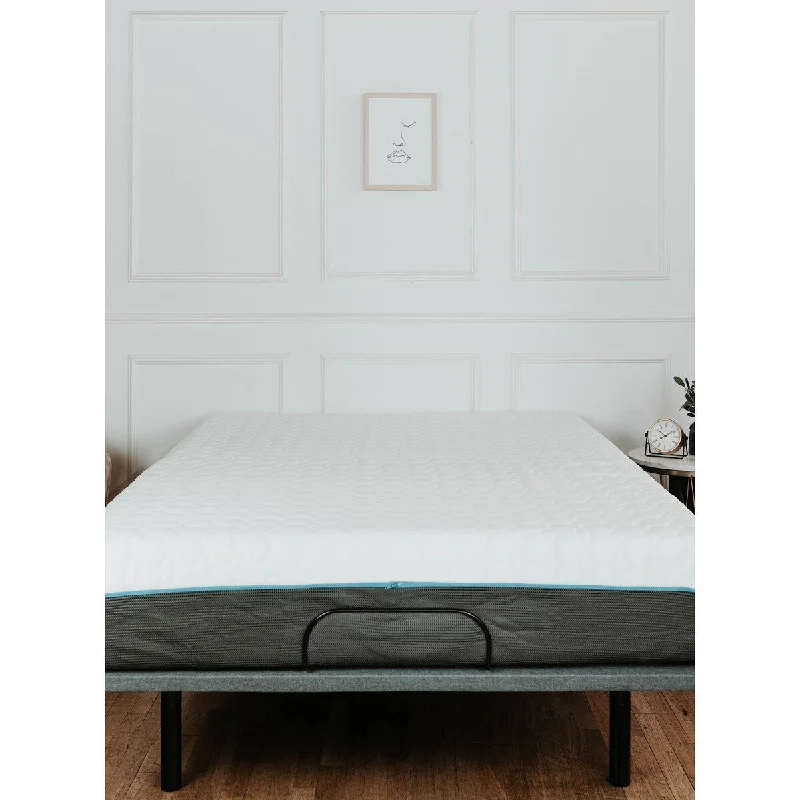 Natural latex and organic cotton blend mattressesCopper Infused 14 In Plush Memory Foam Queen Mattress