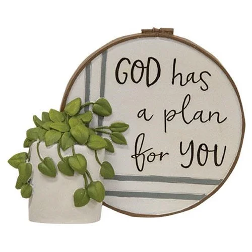 Bed skirts with a retro - style patternGod Has a Plan For You Resin Stitchery Figurine