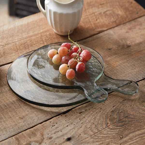 Bed skirts with a soft fleece lining for added comfortSet of Two Blocked Glass Cutting Board Servers Bed skirts with a soft fleece lining for added comfortSet of Two Blocked Glass Cutting Board Servers