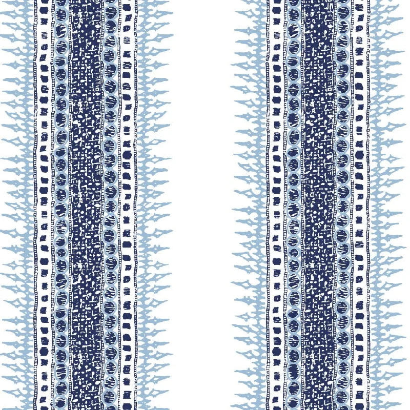 Feather Pillows for a Luxurious SleepAlgiers Indigo Wallpaper