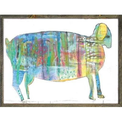 Wool - filled mattresses for natural insulation and moisture - wickingART PRINT - FAT GOAT