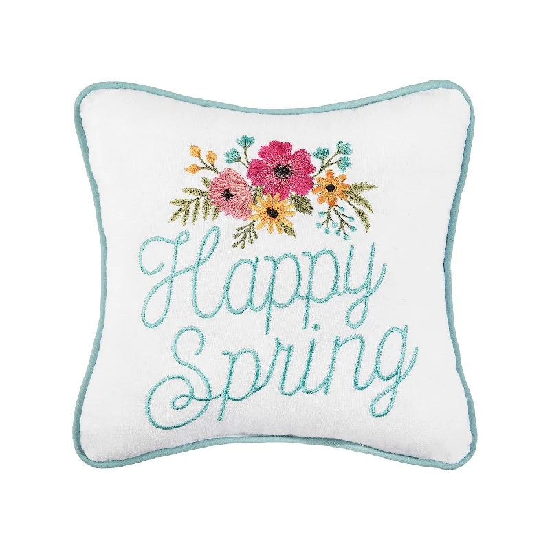 Back Support Pillows for Office ChairsHappy Spring Mini Pillow