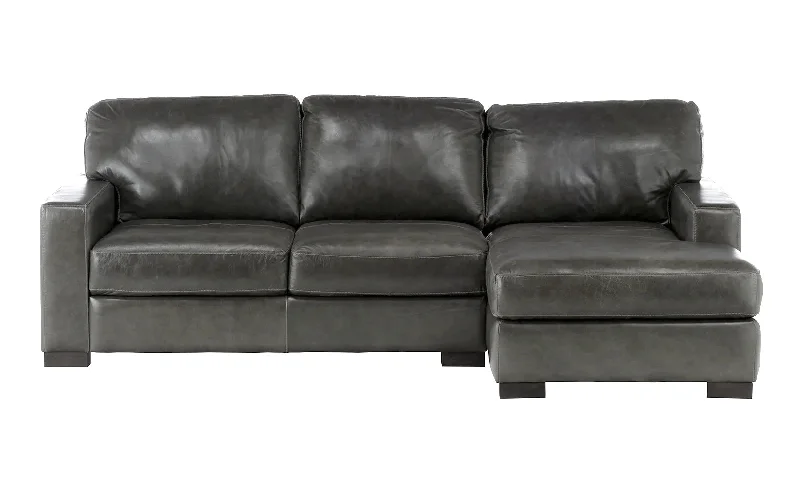 Wool - filled mattresses for natural insulation and moisture - wickingNicco Leather Sofa with Chaise