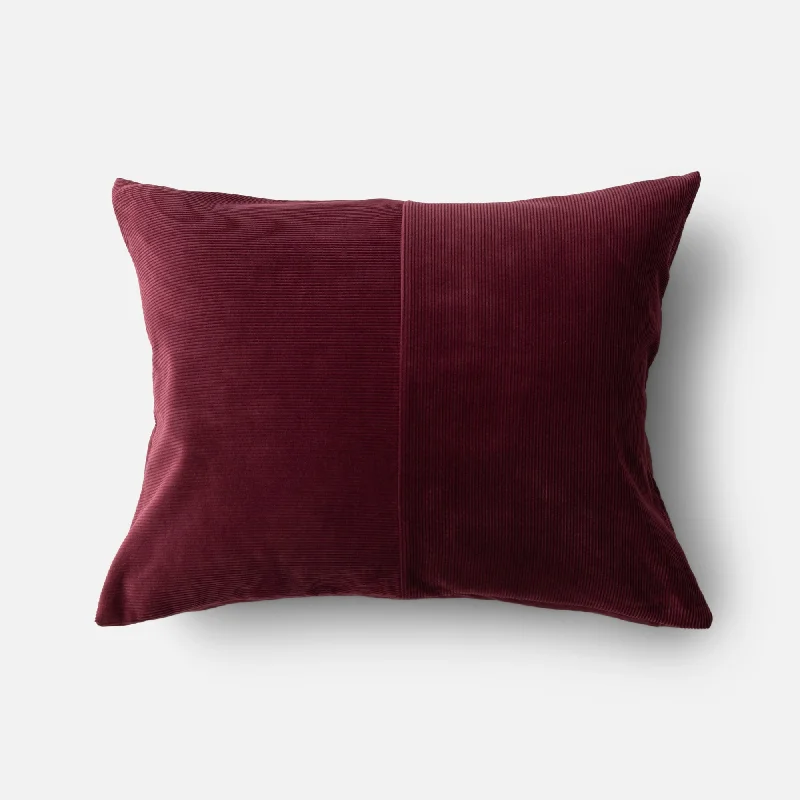 Polyester - filled duvets known for their durability and easy carePatchwork Corduroy Pillow Sham Polyester - filled duvets known for their durability and easy carePatchwork Corduroy Pillow Sham