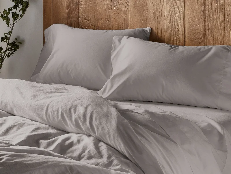 Adjustable Pillows for Customized Comfort300 Thread Count Organic Sateen Sham - Renewed