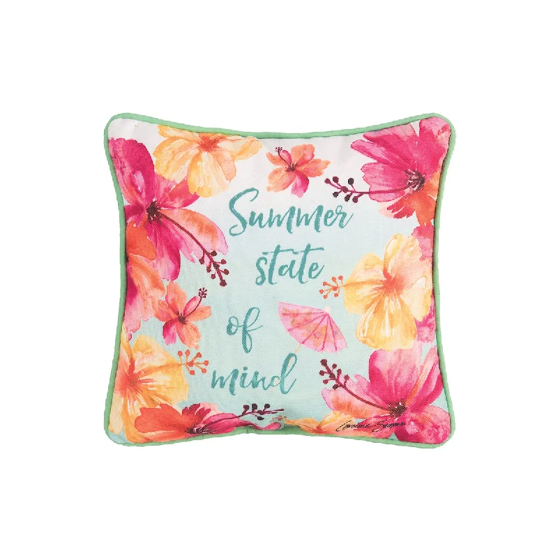 Back Support Pillows for Office ChairsSummer State of Mind Mini Pillow