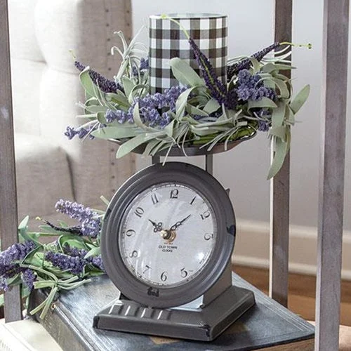 Bed skirts with a jacquard weave for a textured lookVintage Dark Gray Old Town Scale Clock Bed skirts with a jacquard weave for a textured lookVintage Dark Gray Old Town Scale Clock
