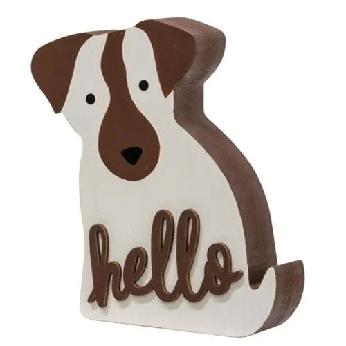 Bed skirts with a child - friendly printHello Chunky Puppy