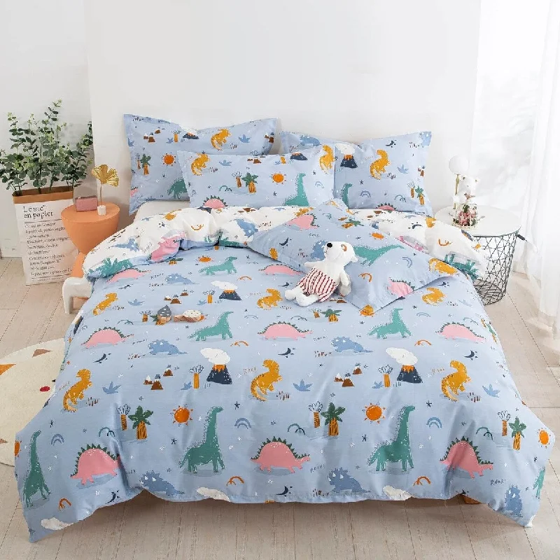 Lumbar Support Pillows for Car SeatsDuvet Cover Set Reversible Kids Bedding Set for Boys Girls