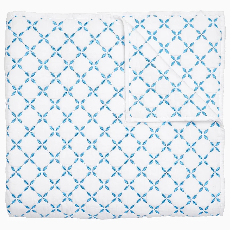 Travel Pillows for Long JourneysLayla Azure Quilt