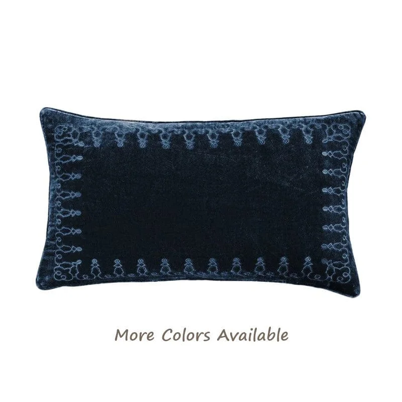 Travel Pillows for Long JourneysStella Embroidered Lumbar Pillow