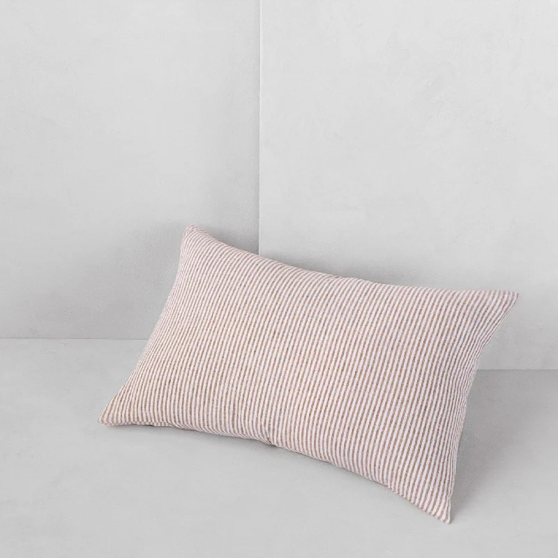 Back Support Pillows for Office ChairsBasix Stripe Linen Pillow - Ayrton/Russo