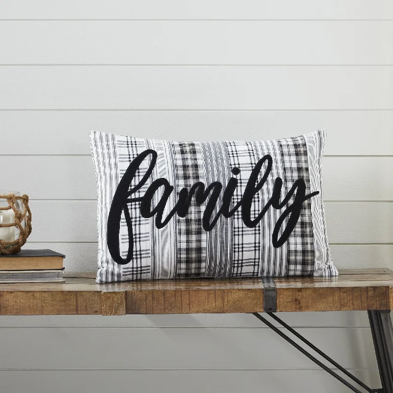 Adjustable Pillows for Customized ComfortFarmstead Black Family Pillow