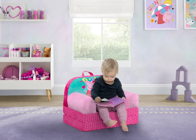 Wool - filled mattresses for natural insulation and moisture - wickingPeppa Pig Cozee Buddy Flip-Out Chair