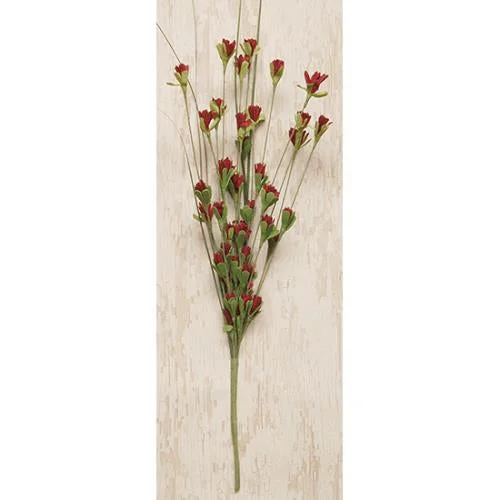 Bed skirts with a wrinkle - resistant fabricWild Blossom Pick - Burgundy