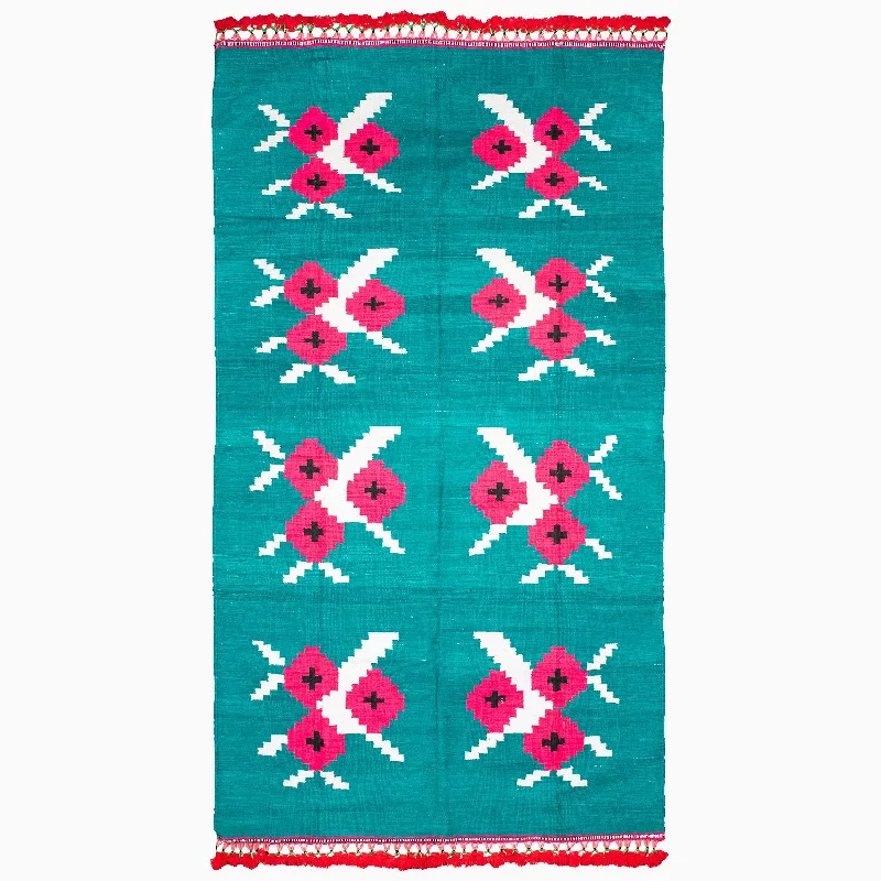 Cotton Pillows for Natural ComfortAbstract Birds Rug