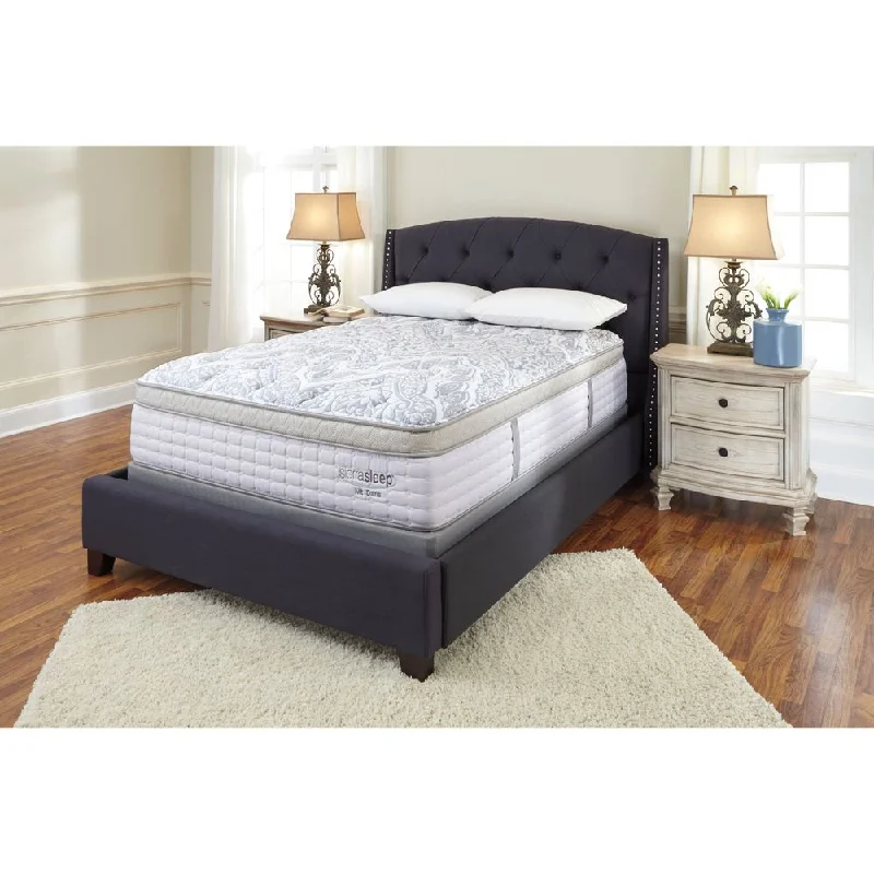 Innerspring mattresses with coil counts for supportSierra Sleep by Ashley 11-inch Mount Dana Pillow-top Twin-size Mattress Set