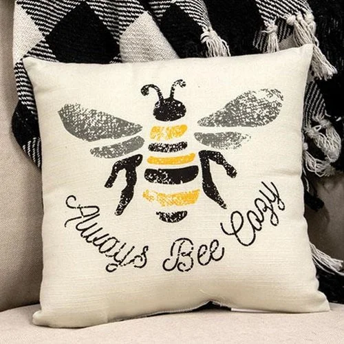 Bed skirts with a beach - themed printAlways Bee Cozy Pillow