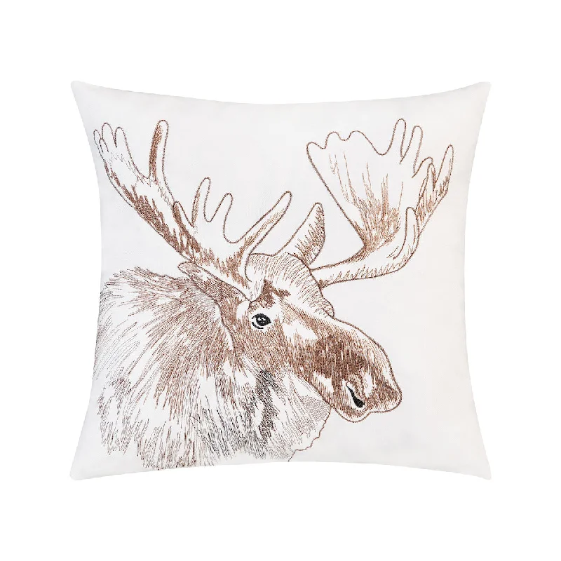 Bolster Pillows for Sofa DecorationMoose Portrait Pillow