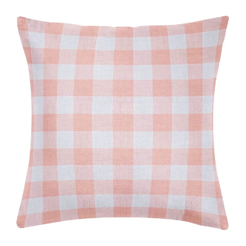 Full - size duvets for full - sized beds in guest rooms or smaller bedroomsGingham Coral 22x22 Decorative Pillow Cover Full - size duvets for full - sized beds in guest rooms or smaller bedroomsGingham Coral 22x22 Decorative Pillow Cover
