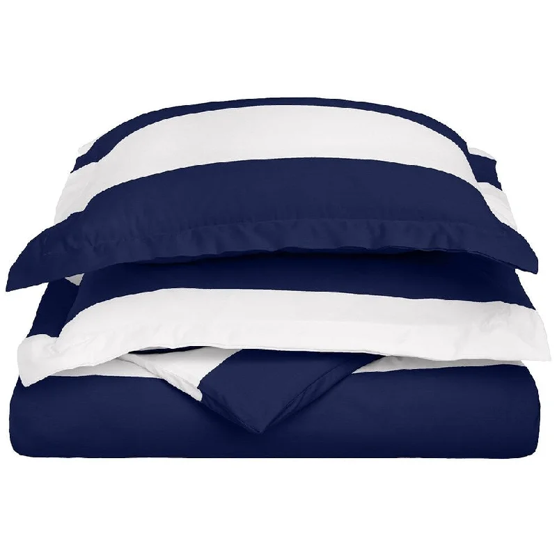 Travel Pillows for Long JourneysSuperior Cabana Striped 3-piece Duvet Cover Set