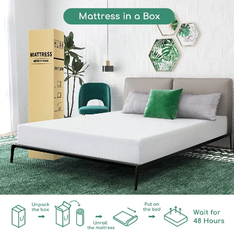 Natural latex and organic cotton blend mattresses10 Inch Bed Mattress with CertiPUR-US Foam for Supportive, Cooler Sleeping & Pressure Relief
