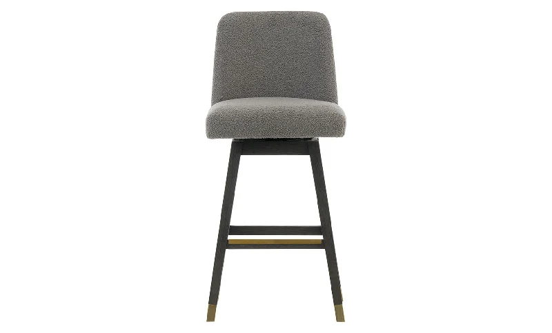 Hybrid mattresses combining foam and innerspring technologyAmelia Gray Swivel Barstool